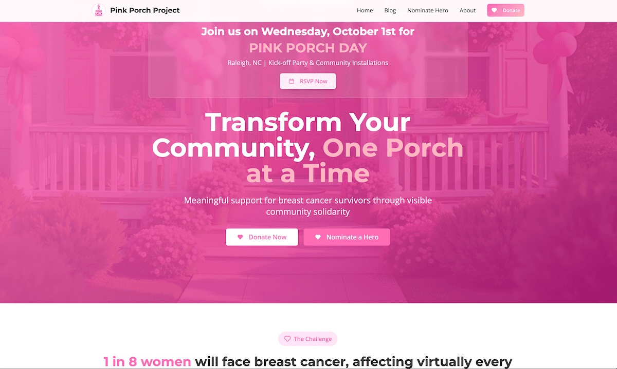 The Pink Porch Project