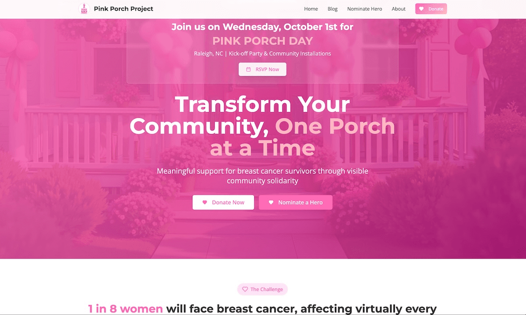 The Pink Porch Project